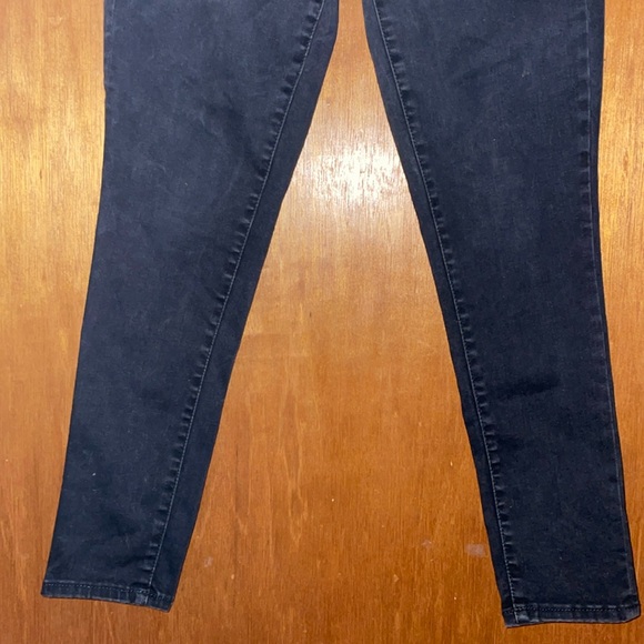 •GAP•BLACK RINSE TRUE SCULPT MID RISE SKINNY DENIM JEANS SIZE 28/6R - Picture 4 of 11